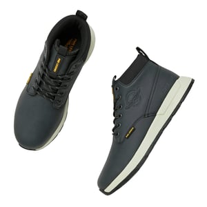 PME Legend Sneakers Ribber Mid Zwart