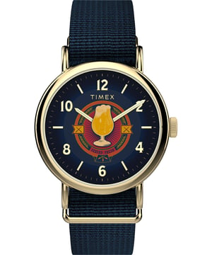 Timex Harry Potter X Timex Weekender Butterbeer Unisex Horloge Blauw TW2Y76100