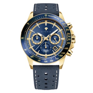 Titanio Horloge Tiberius Goud