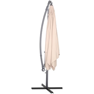 Garden Impressions Corfu parasol 250x250 cm carbon black taupe