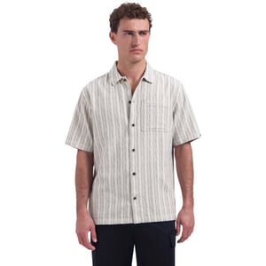 No Excess Shirt short sleeve fancy striped stone