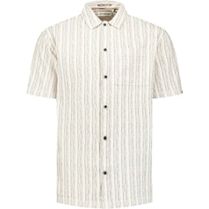 No Excess Shirt short sleeve fancy striped stone