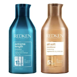 Extreme Length Shampoo 300ml & All Soft Conditioner 300ml