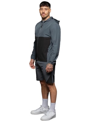 Kruze | Mens Woven 3-Piece Set - T-Shirt/Jacket/Shorts