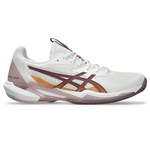 Asics Solution Speed FF 3 Clay Womens White Tennis Shoes