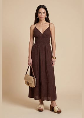 Metallic Maxi Dress