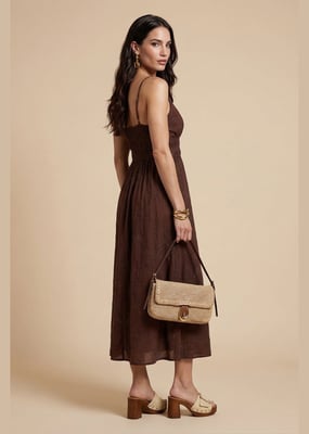 Metallic Maxi Dress