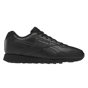 Reebok Heren Glide Leren Trainers (Zwart)