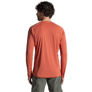 Craghoppers Heren SolarShield+ Nosilife T-shirt met lange mouwen (Donkere Sahara)