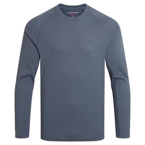 Craghoppers Heren SolarShield+ Nosilife T-shirt met lange mouwen (Donker tin)