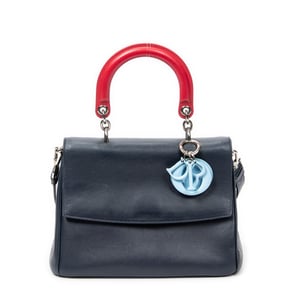 Small Tricolor Be Dior Flap Shoulder Bag