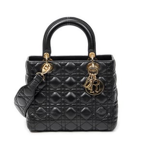 Medium Lady Dior Zip  Shoulder Bag