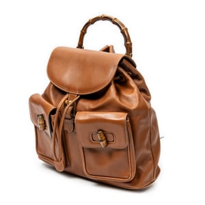 Large Bamboo Backpack   rugzak