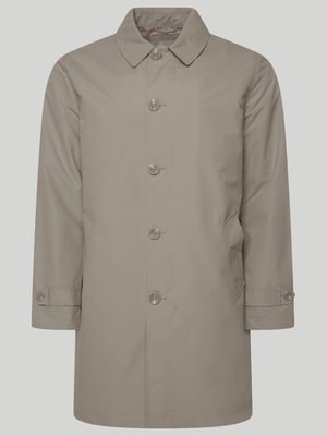 James Harry Brown Basic Raincoat in Stone