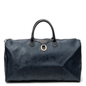 Large Vintage Travel Boston  Travel Bag