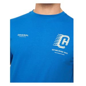 Crosshatch Heren Morville Katoenen T-Shirt (Koningsblauw)