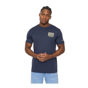 Crosshatch Mannen Wellmoores T-Shirt (Marineblauw)