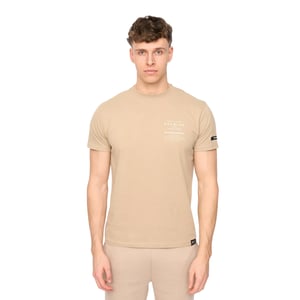 Duck and Cover Heren Rayland Katoenen T-Shirt (Steen)