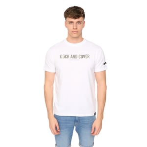 Duck and Cover Mens Walpole T-Shirt (White)