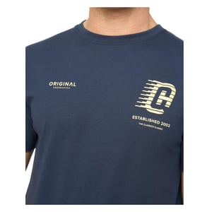 Crosshatch Heren Morville Katoenen T-Shirt (Navy)