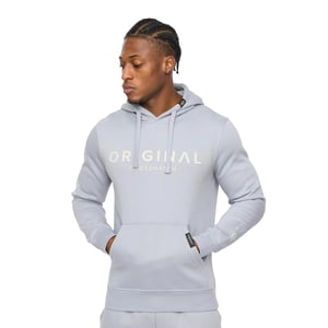Crosshatch Mens Bardon Hoodie (Steel Blue)