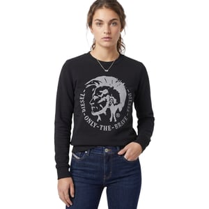 DIESEL F RADI T Felpa Womens Sweatshirts Crew Neck Pullover Winter Sweat Tops