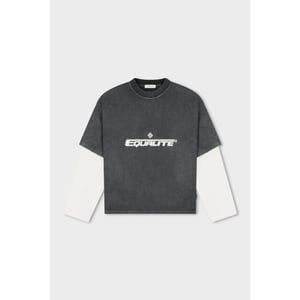 Equalité Enzo double layer longsleeve tee washed