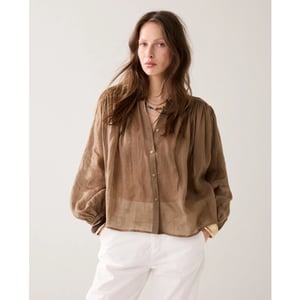Summum 2s3508-12462 334 blouse ramie deepfig