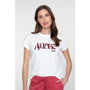 Geisha 62353-24 010 t-shirt "amore" off-white/port