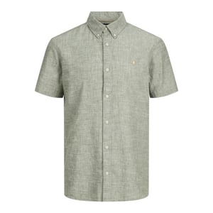 Jack & Jones Jprblusummer lin. bl. shield ss shirt sn dessin