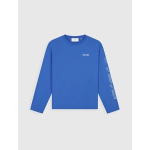 Pure Path Essence of life longsleeve tee faded cobalt