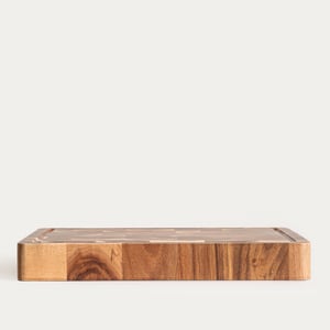 Casa di Elturo Snijplank lucano l40,5 x b34 cm – massief acaciahout – extra dik hakblok met