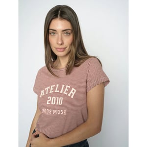 Mos Mosh 178960 272 mmcamp o-ss stripe tee cowhide
