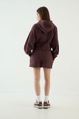 DSGN Studio Boxy Crop Zip Through Hoodie