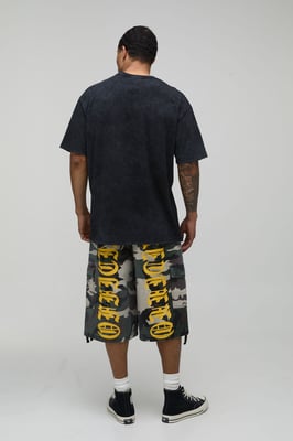 Baggy Official Print Camo Longline Jorts