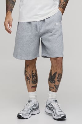 Baggy Fit Double Waistband Jersey Short