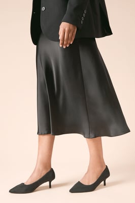Wide Fit Dove Faux Suede  Kitten Heel Court Shoes
