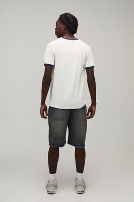 Regular England Print Ringer T-Shirt