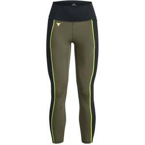 Women's Under Armour Colourblock Slim Fit Running Pants in Green