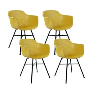 Kick Collection Set van 4 kick tuinstoel indy -