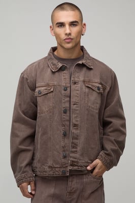 Regular Fit Washed Denim Jacket