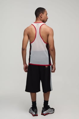 Loopback Netted Panel 011 Jersey Jort