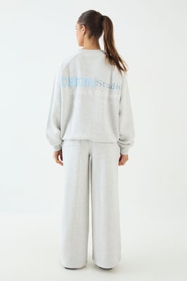 DSGN Studio Sports And Outdoors Printed Sweatshirt Tracksuit