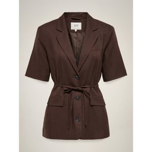 Jacqueline de Yong Jdynaomi linen ss belt blazer tlr -