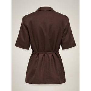 Jacqueline de Yong Jdynaomi linen ss belt blazer tlr -