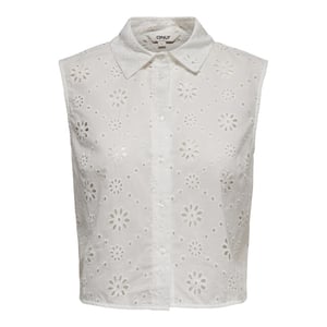 Only Onlalithea sl short emb shirt wvn dessin