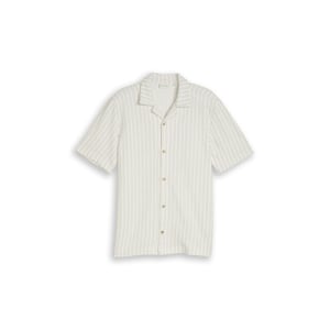 Tom Tailor Stucture stripe shirt ecru dessin