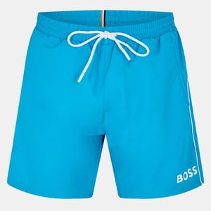 Men's Boss Starfish Breathable Mesh Swim Shorts in Turquoise/Aqua