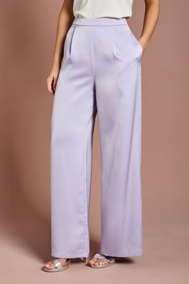 Satin Flare Trouser