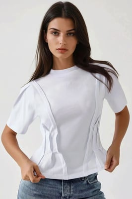 Fitted Crew Neck T-Shirt